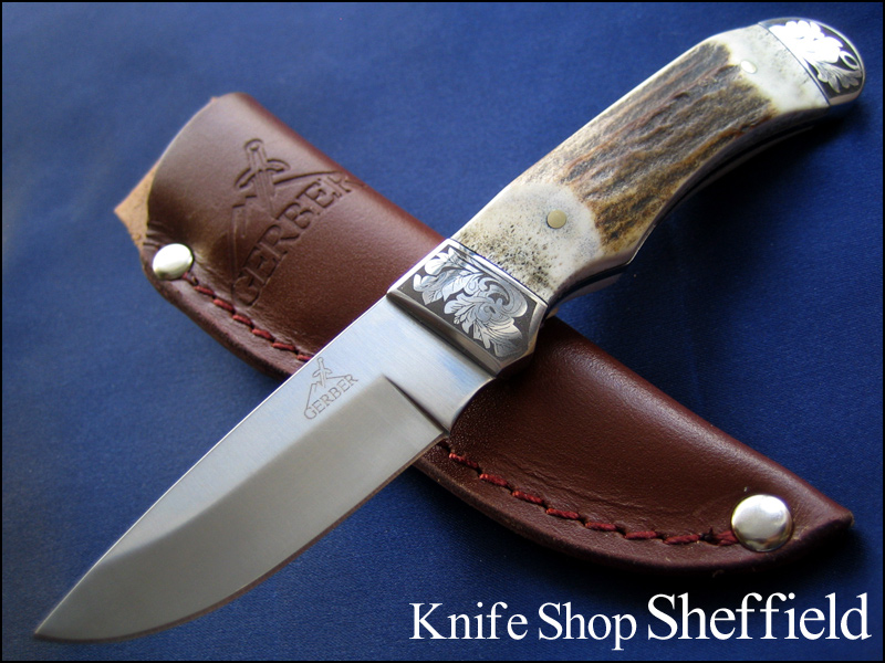 ナイフショップ シェフィールド】ガーバー(GERBER)1840 WALLOWA Stag Caper