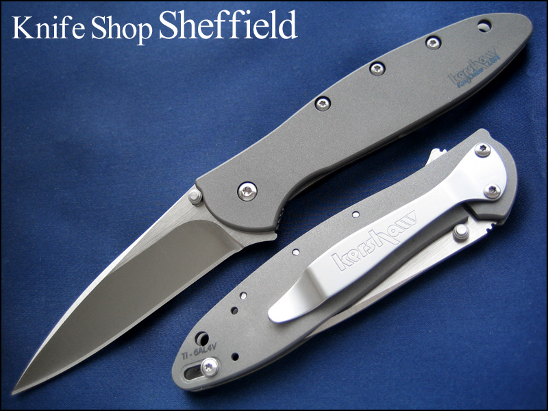 ナイフショップ シェフィールド】KERSHAW （カーショウ)1660TIZDP Leek Titanium